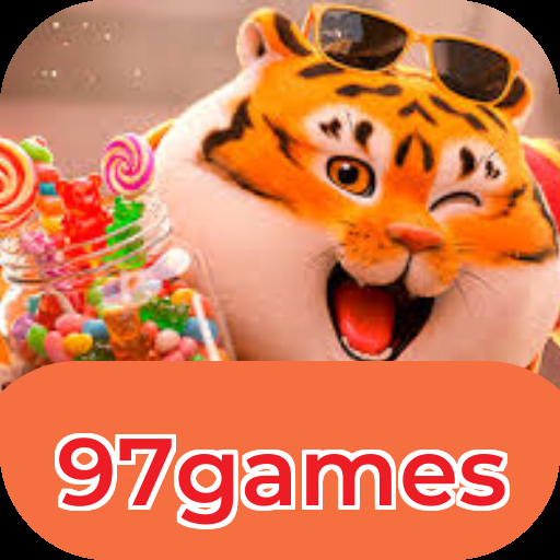 Números do app 97games em material de marketing — ilustração, não auditoria